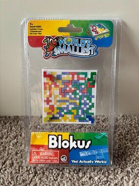 World's Smallest Blokus Board Game BRAND NEW Sealed Super Impulse
